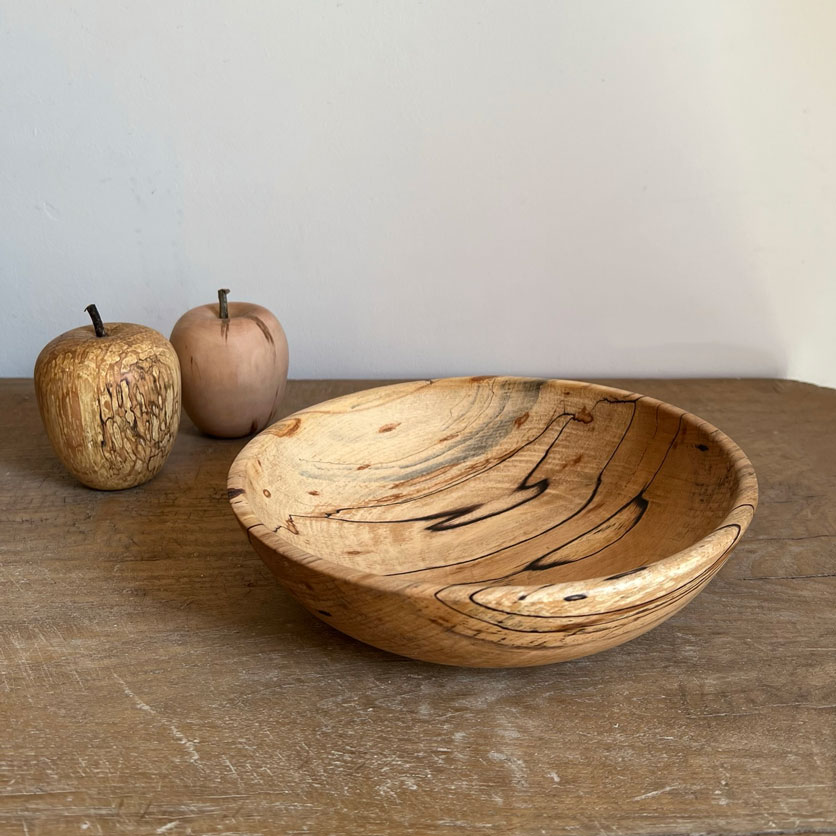 Hand Turned Rustic bowl | Yew
