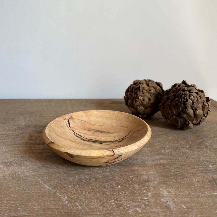 Hand Turned Wooden Bowl | Yew