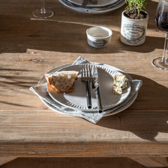 Reclaimed wood refectory table