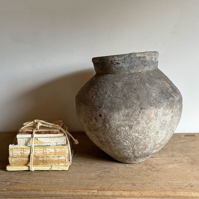 Antique Java Water Pot Small | B