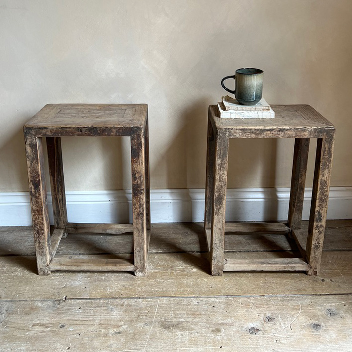 Antique Small side tables | Pair