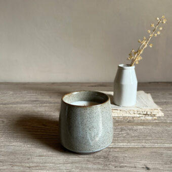 Ceramic Scented Candle Brown