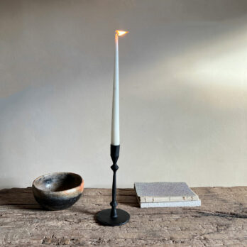 Black Metal Candlestick Medium