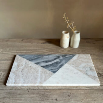 Rectangular Geometric Marble Board