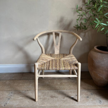 Danish chair with rush seat