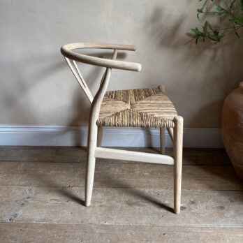 Danish chair with rush seat