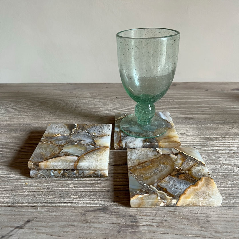 Agate Coasters | Set Of Four