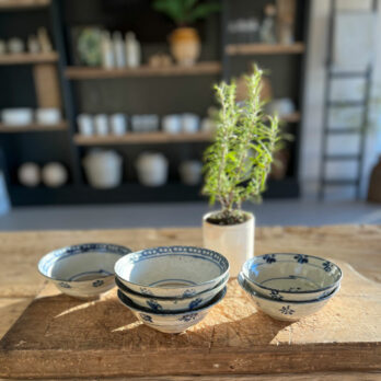 Oriental Antique Chai Bowl | Blue
