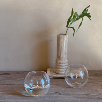 COCKTAIL TUMBLER | REEDED GLASS