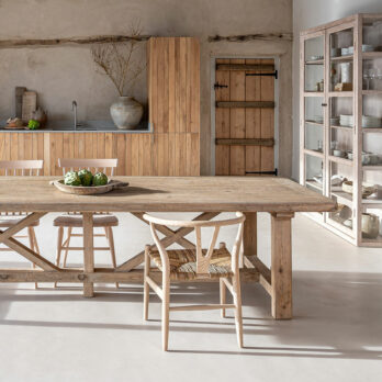 Danish chair with rush seat