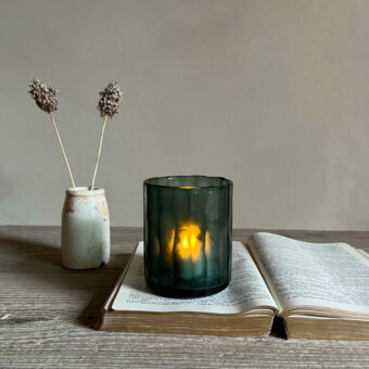 Handcut Glass Tea Light Votive