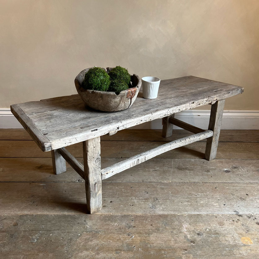 Antique Coffee Table Bench | Julius