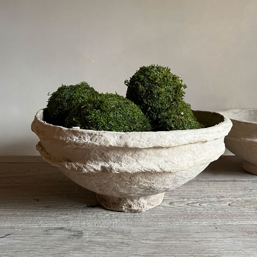 Paper Mache Bowl Large