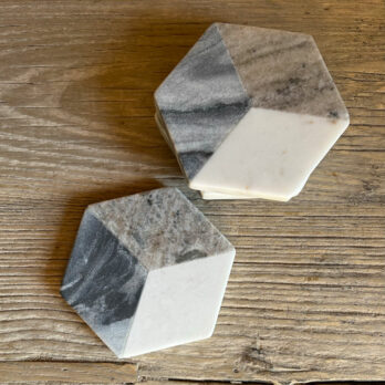 Geometric Marble Coasters
