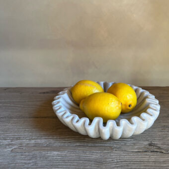 Fluted Marble Bowl | Wave