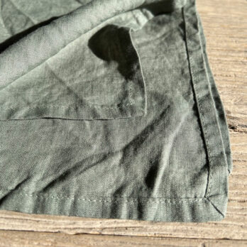 Plain Linen Napkin | Olive