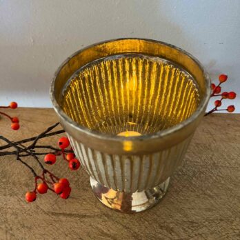 Glass Hurricane Candle Lantern