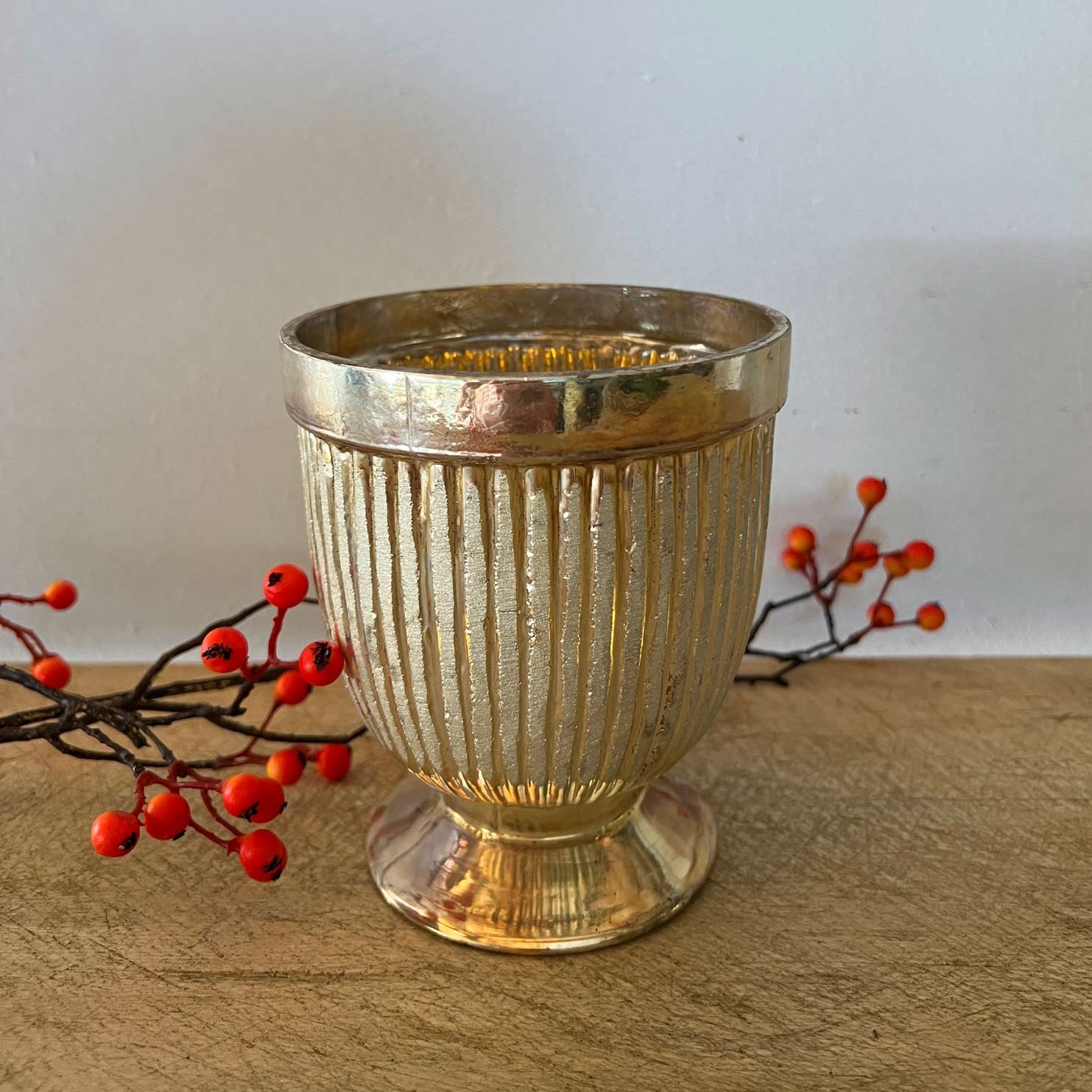 Glass Hurricane Candle Lantern