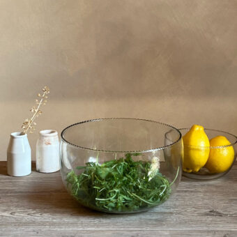 Ruffle Glass Bowl Small