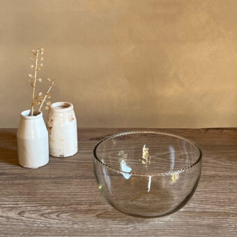 Ruffle Glass Bowl Small