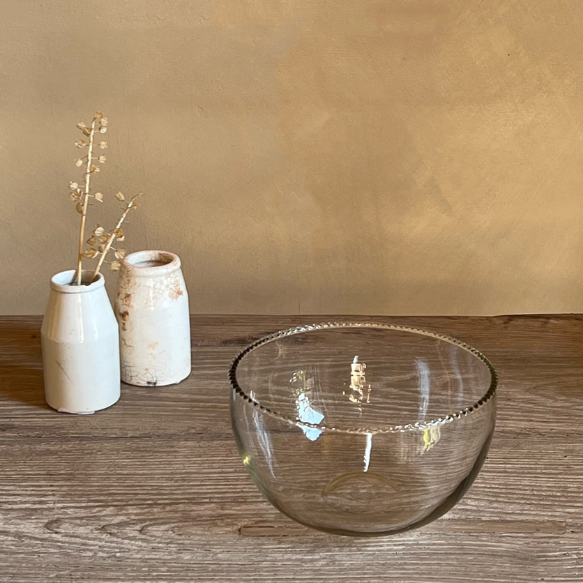 Ruffle Glass Bowl Small