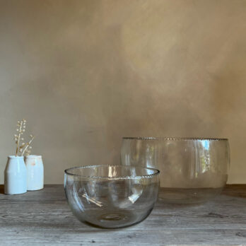 Ruffle Glass Bowl Small