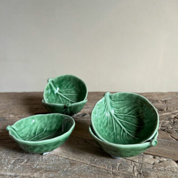 Cabbage leaf salt bowl | 8cm