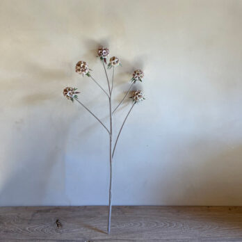 Faux Large Scabiosa Spray