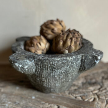 Large Antique Marble Mortar | C