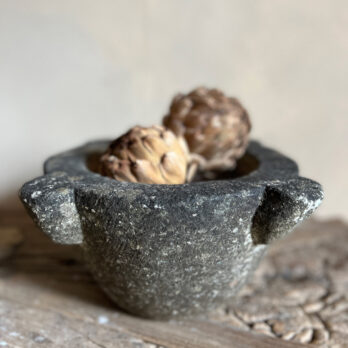 Large Antique Marble Mortar | B