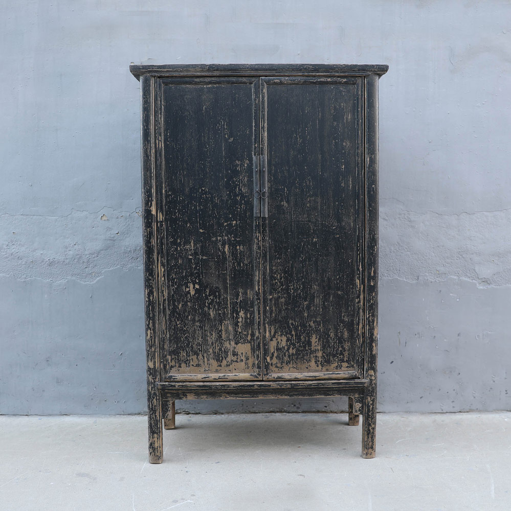 Reclaimed Black Wardrobe | St-Giles