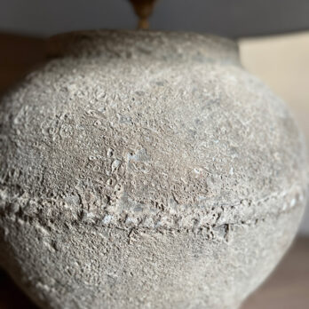 Rustic Stone Table Lamp | Large