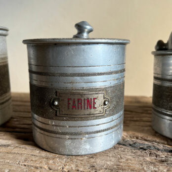Vintage French Tea & Coffee Tin set