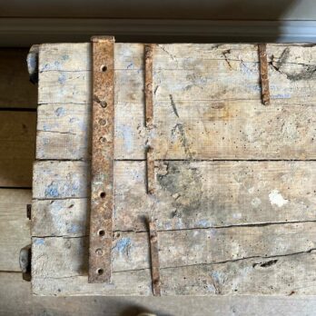 Vintage Wooden Box | Blue