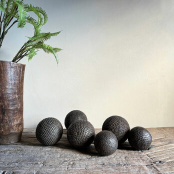 Set of antique French Boules Metal | 1800's