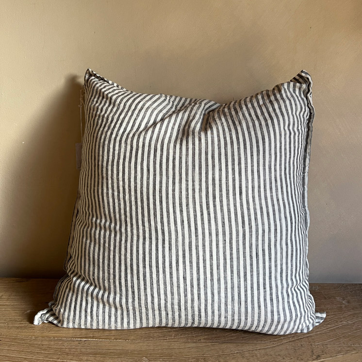 Candy stripe Linen Cushion