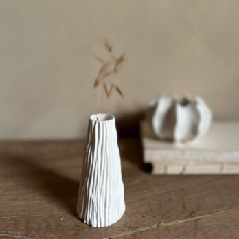 Norwegian Porcelain Vase | Coral Tall