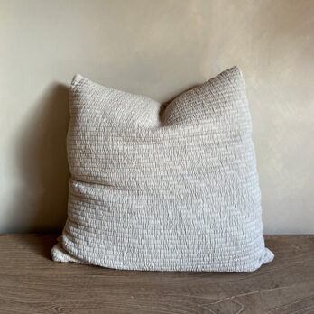 Gathered Stitch Cushion | Brick
