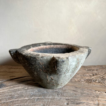 Large Antique Marble Mortar | A