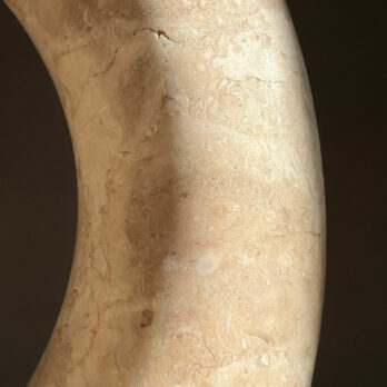 Marble circle on stand