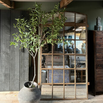 Arched Warehouse Window Mirror