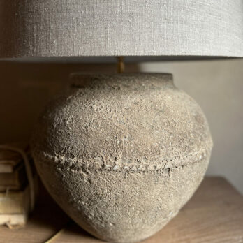 Rustic Stone Table Lamp | Large