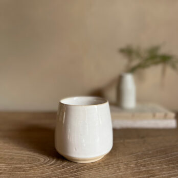 White Ceramic Scented Candle