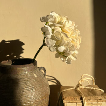 Faux Hydrangea Stem Cream