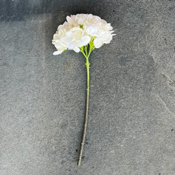 Faux Hydrangea Stem Cream