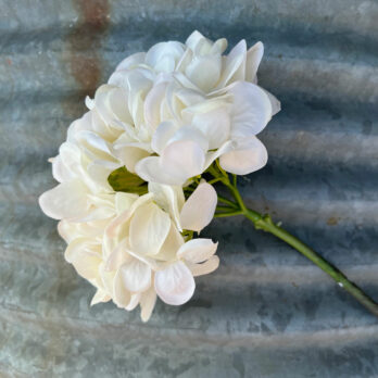 Faux Hydrangea Stem Cream