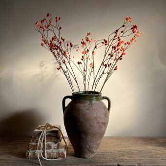 Artificial Rosehip Spray Orange
