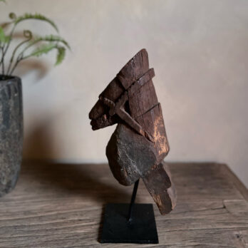 Antique Wooden Rams Head No:2