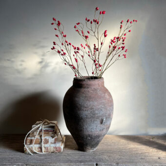 Artificial Rosehip Spray | Red