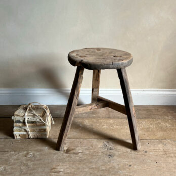 Rustic Round Side Table | Elijah
